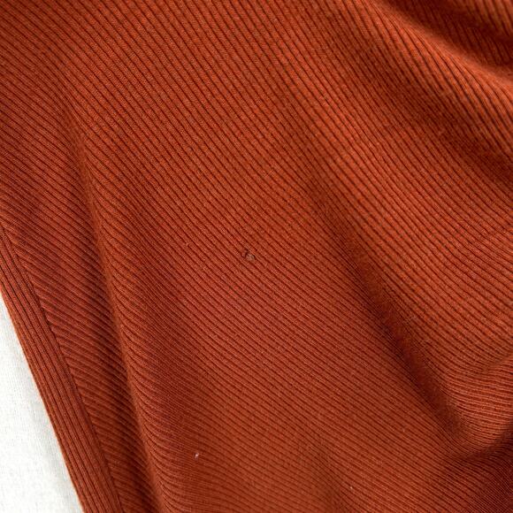 ENZA COSTA Dress Womens XS Umber Stretch Silk Knit Ruched Strappy Midi NEW - Picture 14 of 16